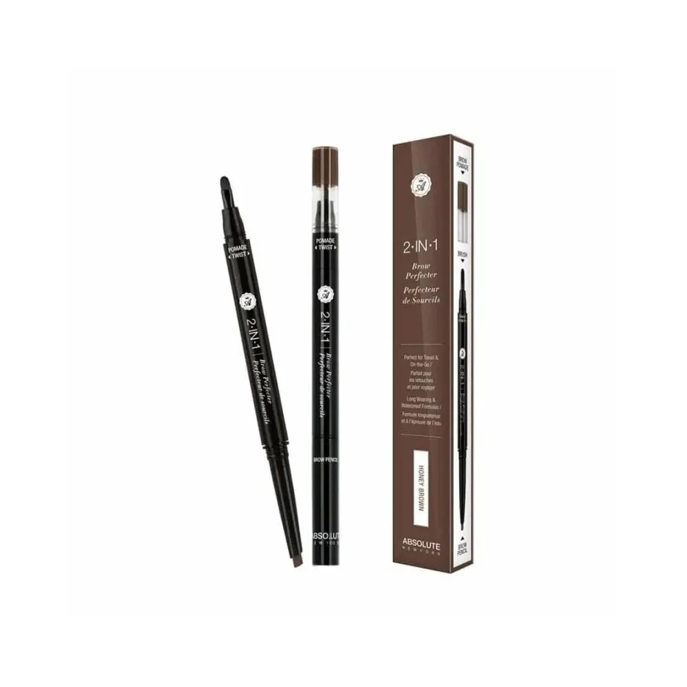 Absolute New York 2 in 1 Brow Perfecter Honey Brown