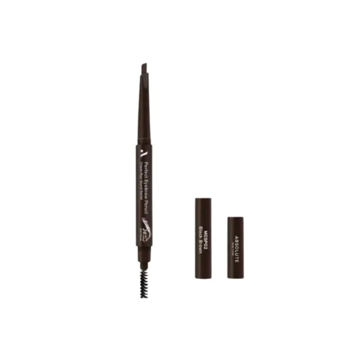 Absolute New York قلم حواجب Black Brown تركيبة ناعمة MEBP02