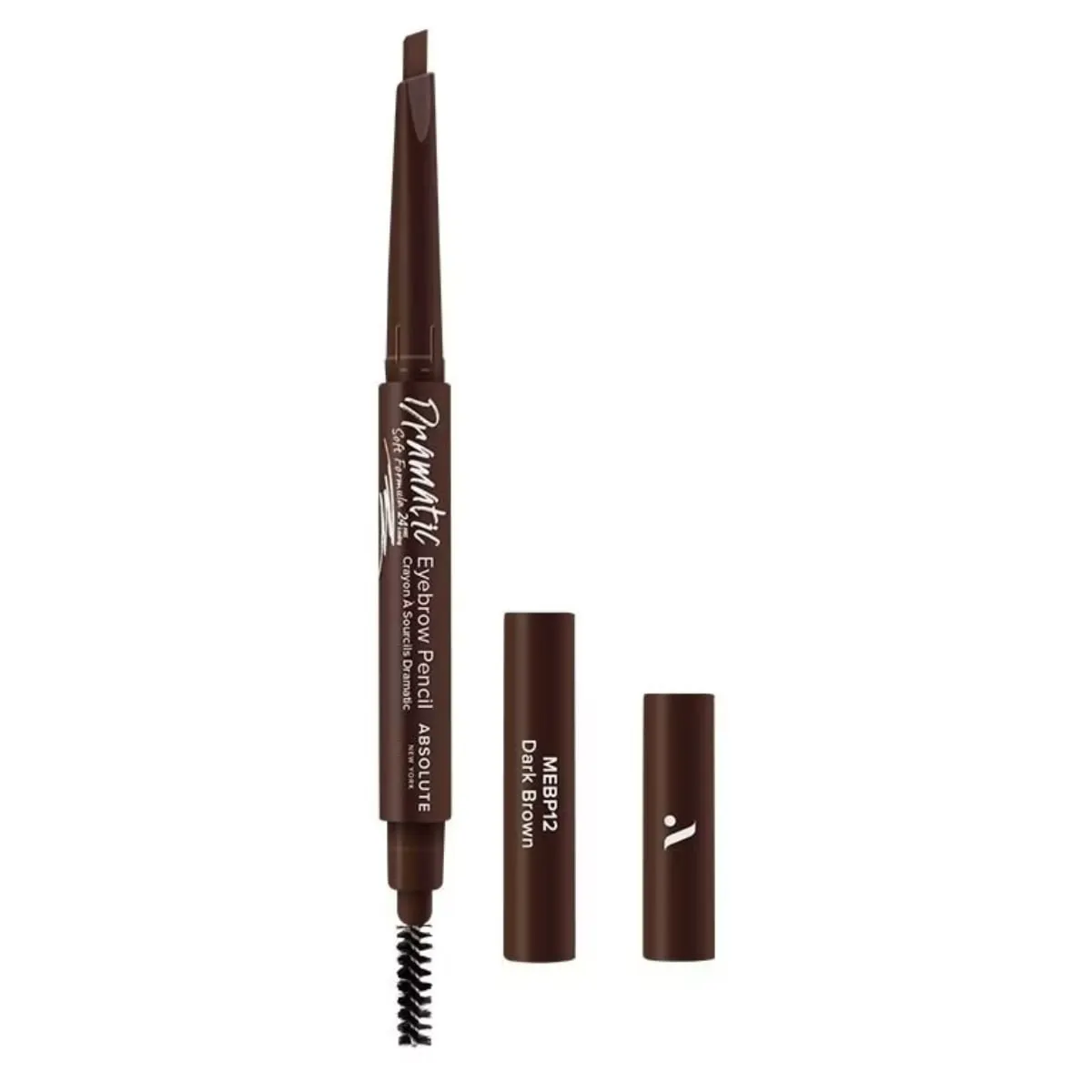 Absolute New York قلم حواجب Dark Brown تركيبة ناعمة
