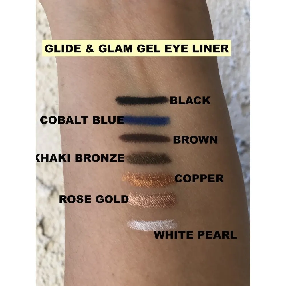 Absolute New York Glide & Glam أيلاينر جل Brown