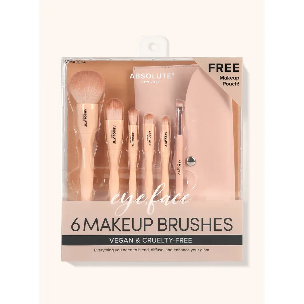 ABSOLUTE NEW YORK Nude Essentials Makeup Brush Se