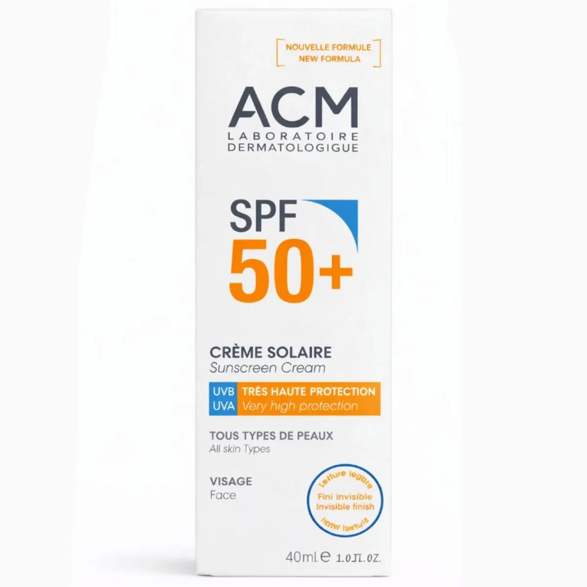 ACM كريم واقٍ من الشمس SPF50+ لجميع أنواع البشرة 40 مل