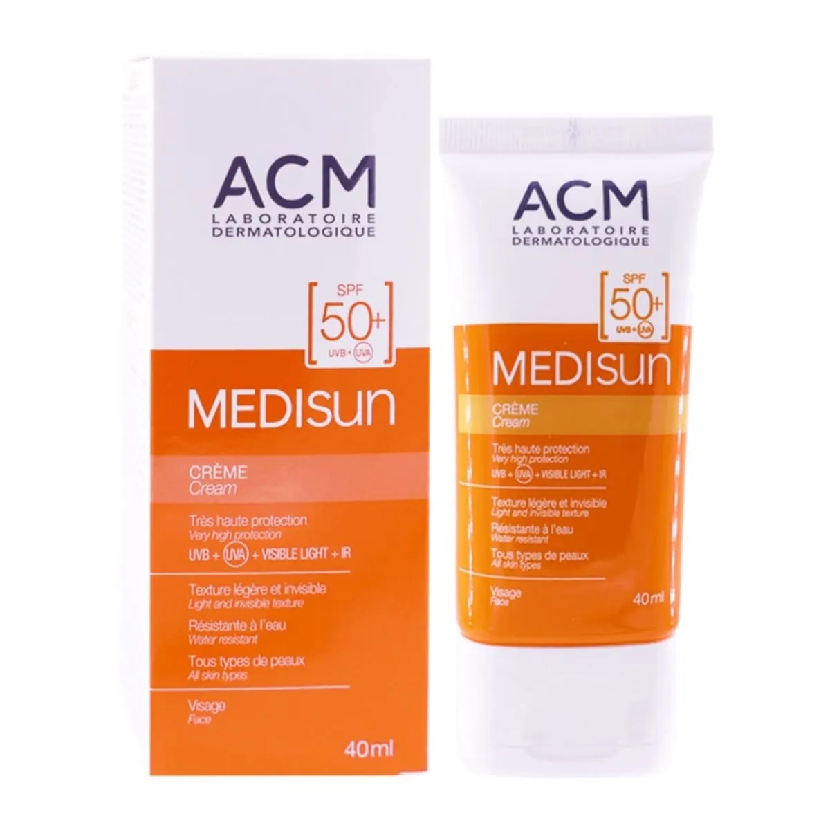 ACM Medisun Crème solaire SPF 50+ invisible