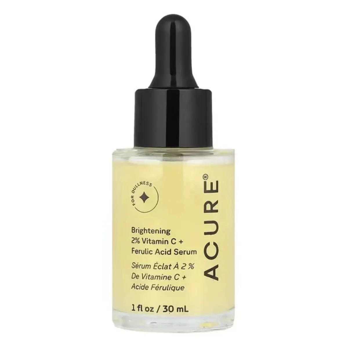 ACURE Brightening سيروم فيتامين C وحمض الفيروليك 30 مل