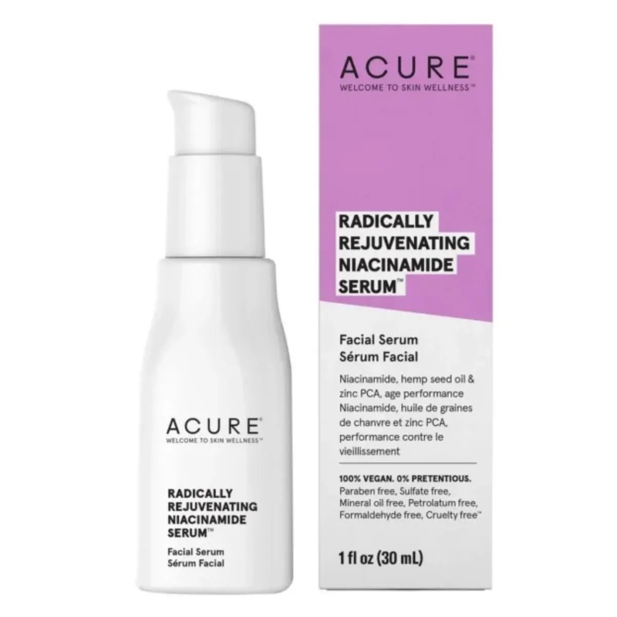 Acure Radically Rejuvenating Niacinamide Serum – 30ml