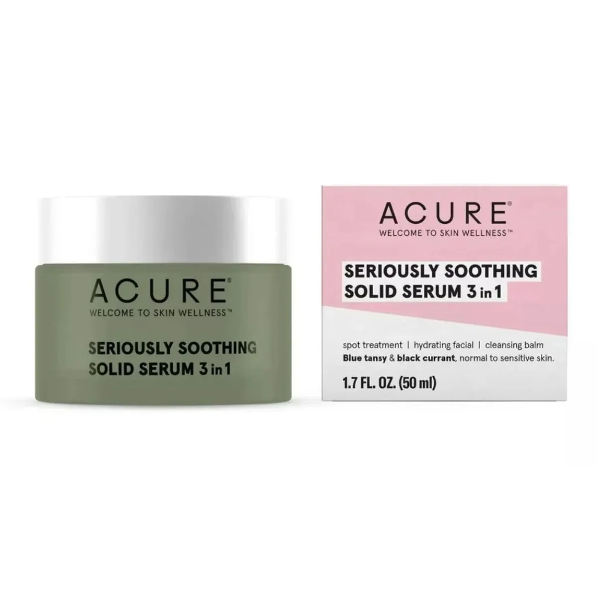 ACURE Seriously Soothing سيروم صلب 3 في 1 50 مل