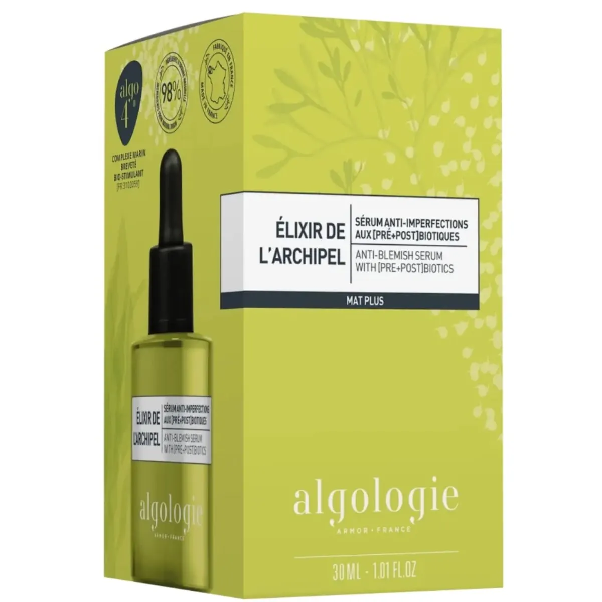 Algologie Élixir de l'Archipel سيروم ضد الشوائب بالبريبيوتيك والبروبيوتيك 30 مل