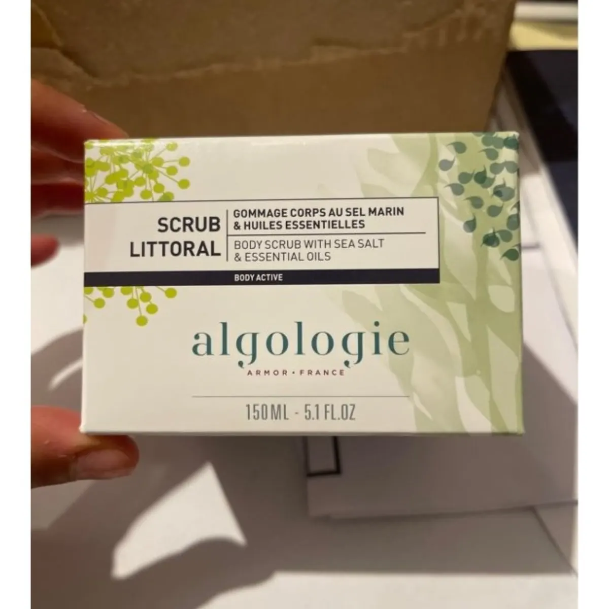 Algologie Scrub Littoral Gommage Corps Au Sel Marin & Huiles Essentielles 150ml