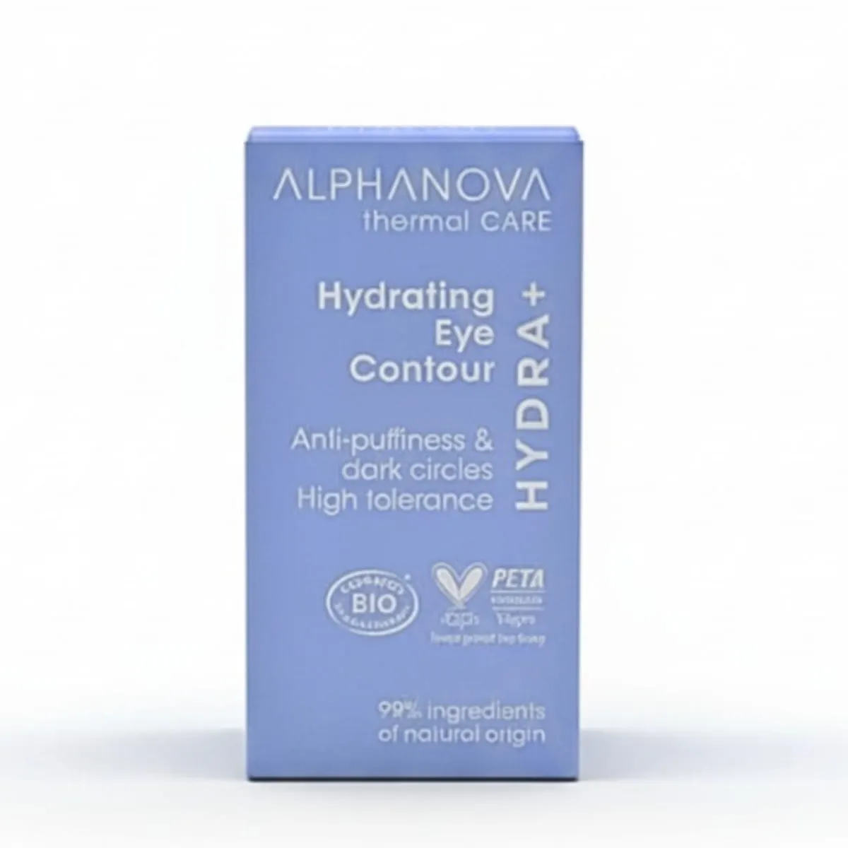 Alphanova Hydra+ كريم محيط العينين 15 مل - ضد الهالات والانتفاخات ومرطب مكثف