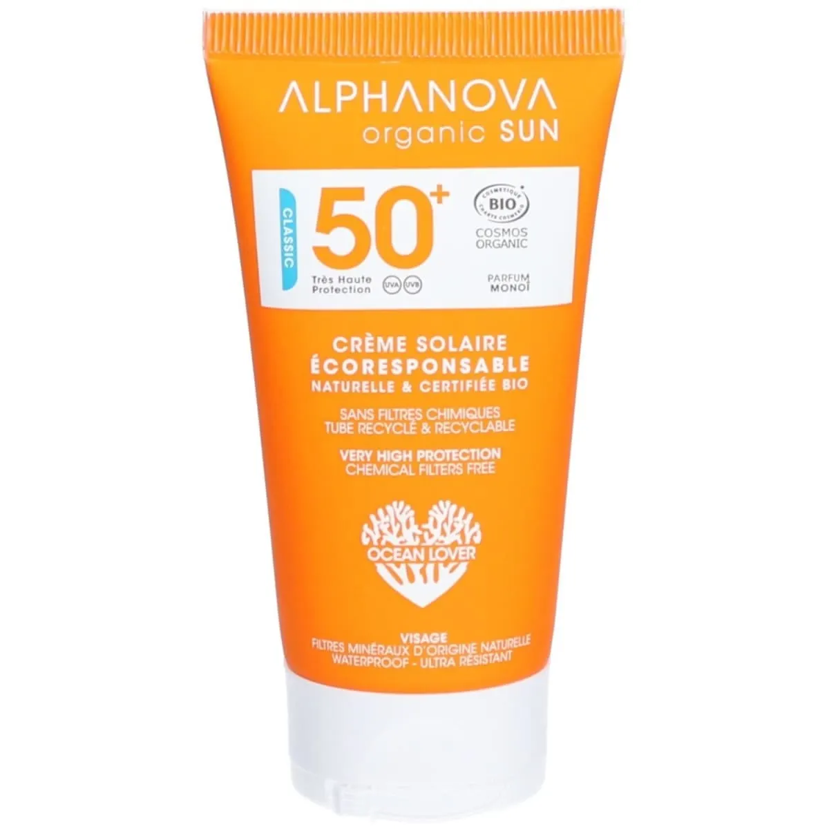 Alphanova كريم واقٍ من الشمس SPF 50+ بيو 50 غ