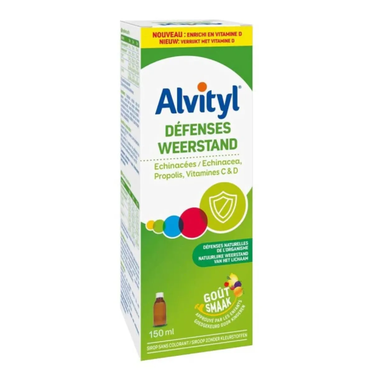 ALVITYL ENFANT SIROP DEFENSES FLACON 150ML