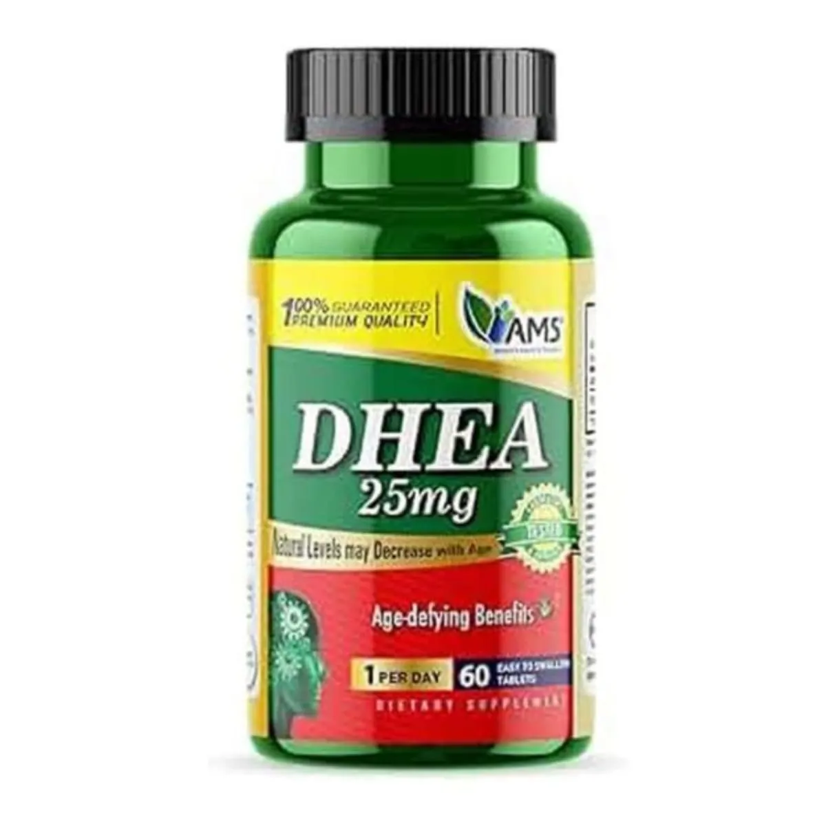 AMS DHEA 25 ملغ 60 كبسولة