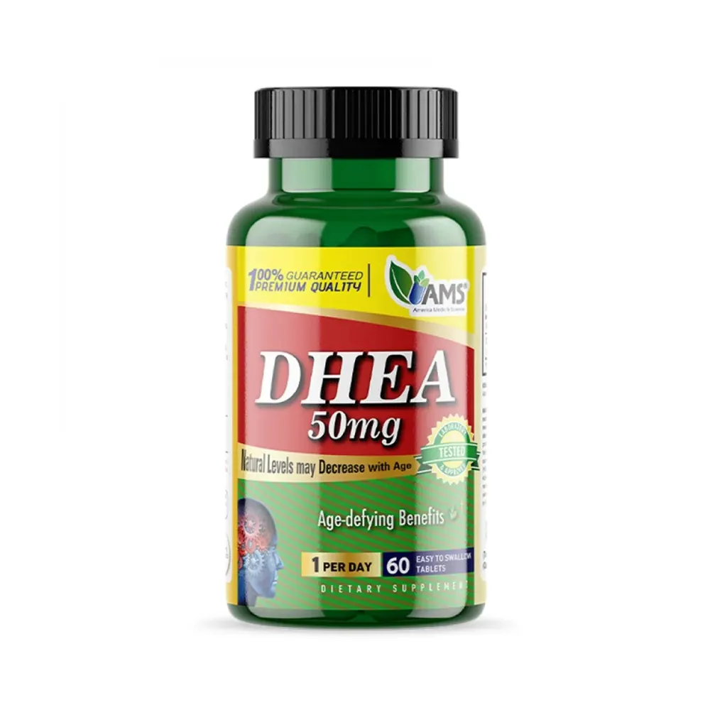 AMS DHEA 50 MG 60 CAPSULES