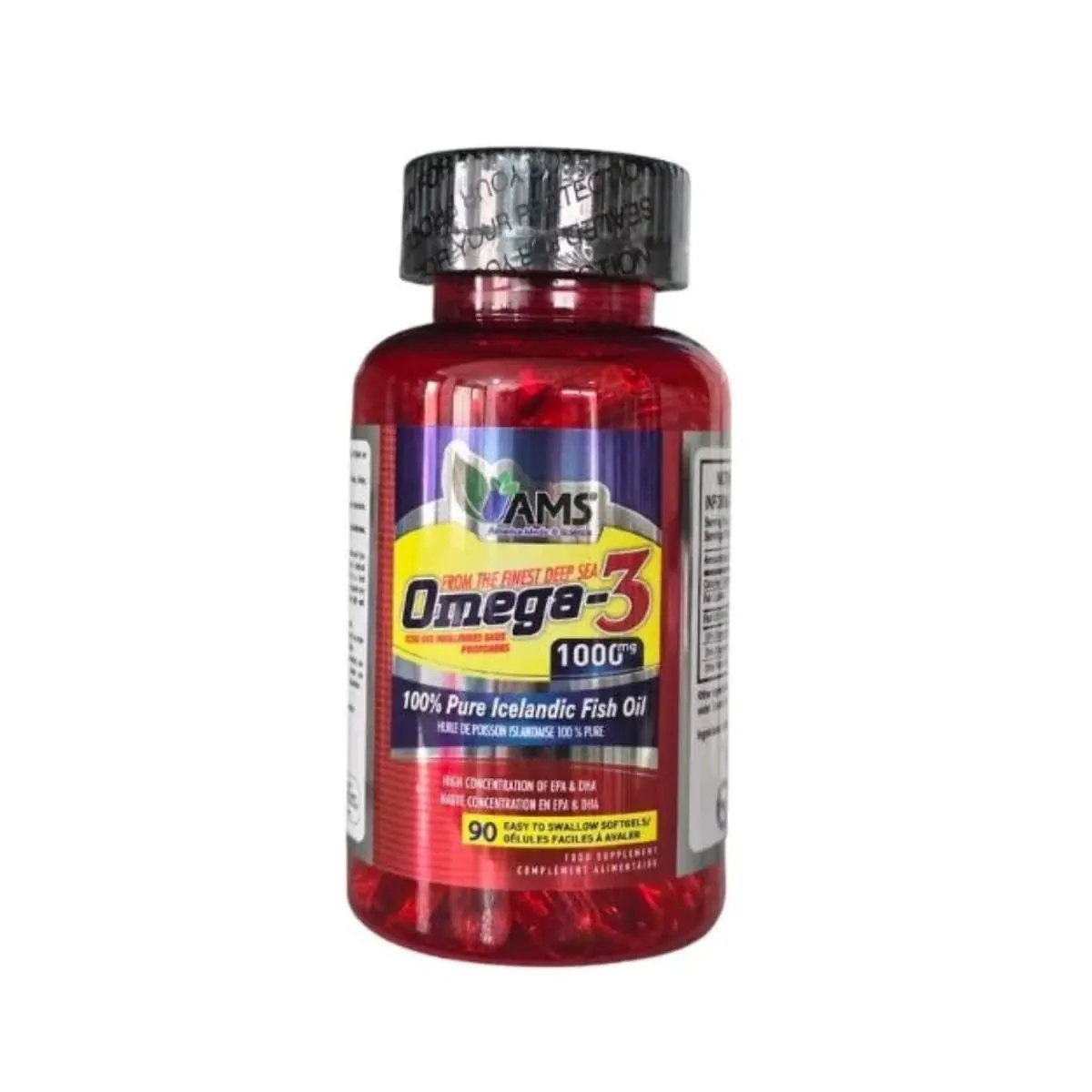 AMS Omega 3 1000 ملغ 90 كبسولة