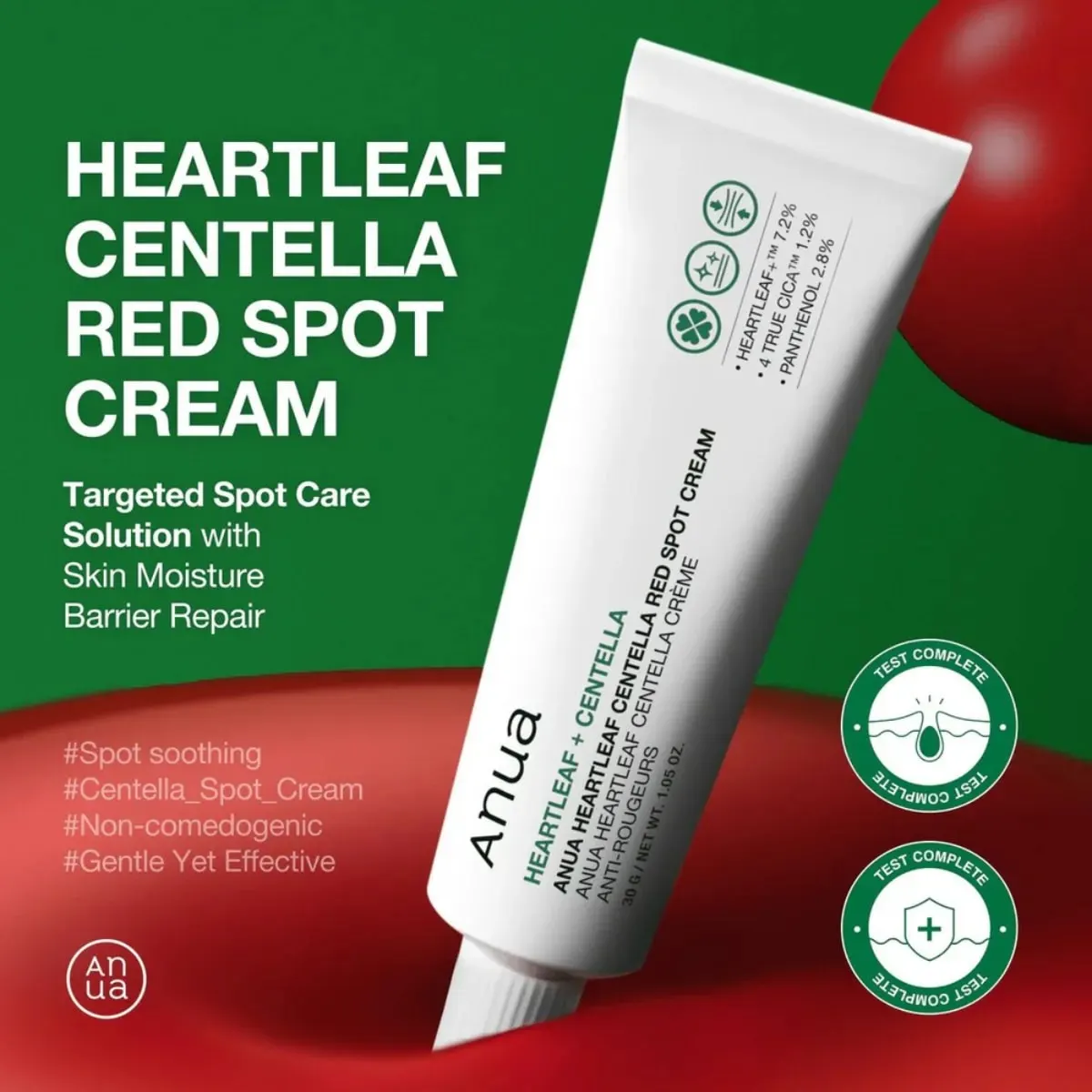 ANUA Heartleaf Centella Red Spot كريم 30 مل