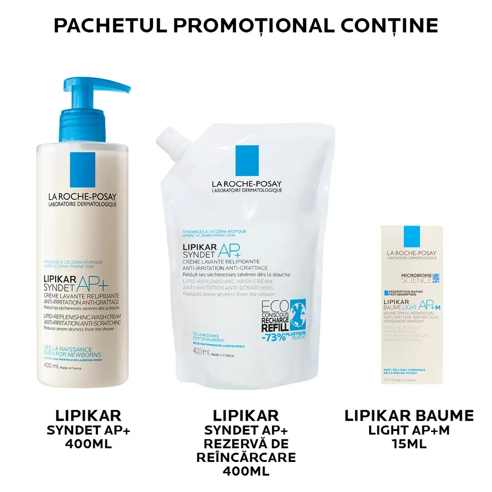 La Roche-Posay Lipikar Syndet AP+ 400 مل