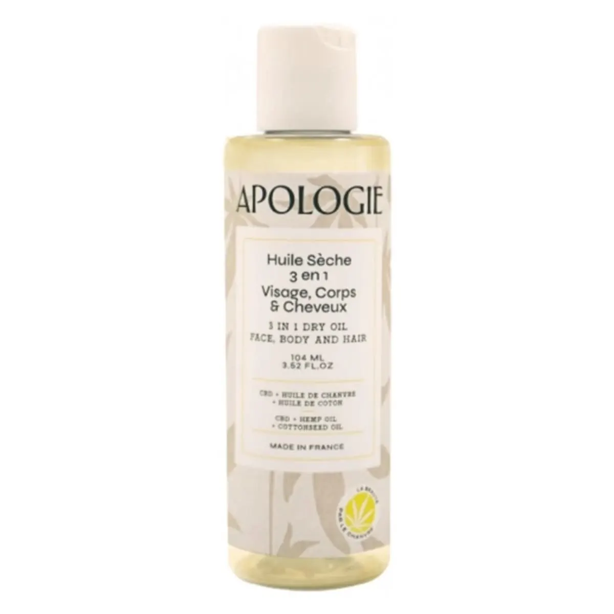 Apologie Huile Sèche 3 en 1 Visage Et Corps & Cheveux 104 Ml