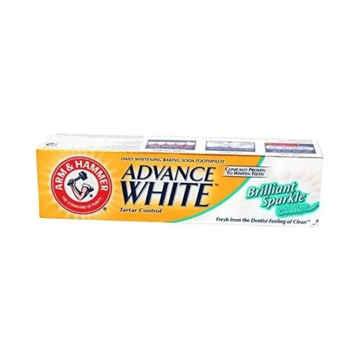Arm & Hammer Advance White Brilliant Sparkle كريم 115 غ - معجون أسنان للتبييض والإشراق