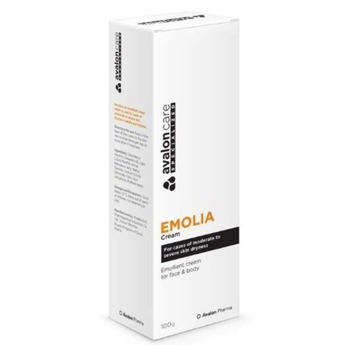 AVALONCare – Emolia Crème Emolliente – 100g