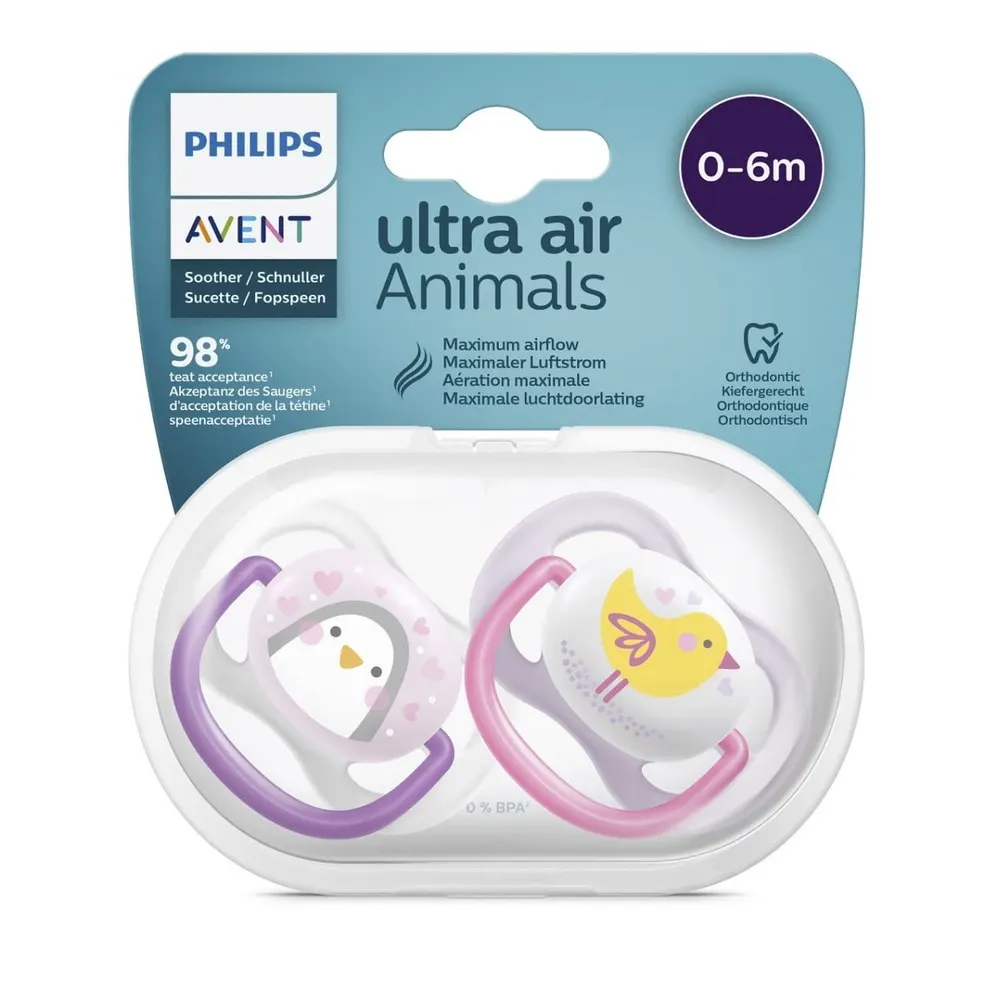 Avent SCF080/06 لهاية Ortho 0-6 أشهر للبنات PENG/BIRD