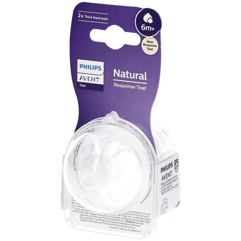 Avent 2 حلمات 6 أشهر فأكثر SCY966/02