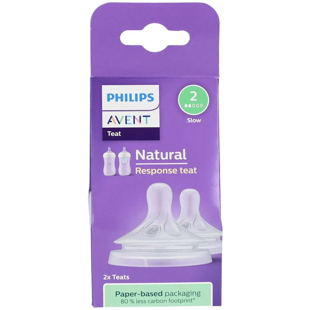 AVENT – 2 Tétines Natural Response 0m+ (SCY962/02)