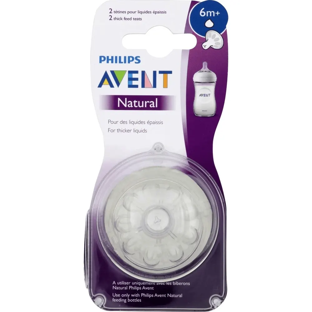 Avent 2 حلمات Natural Variable +6 أشهر SCF046/27