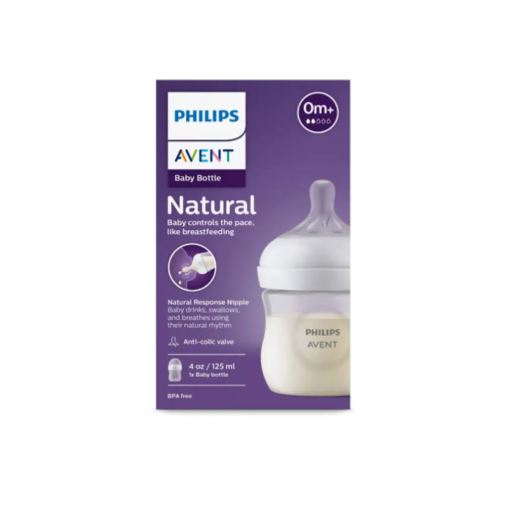 AVENT BIBERON NATURAL REPONSE 0M+ 125ML SCY900/01
