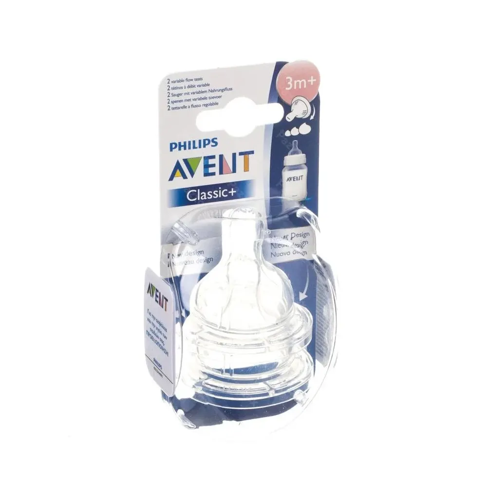 Avent SCF635/27 Tétine anti-colique 3 mois et + (débit variable)