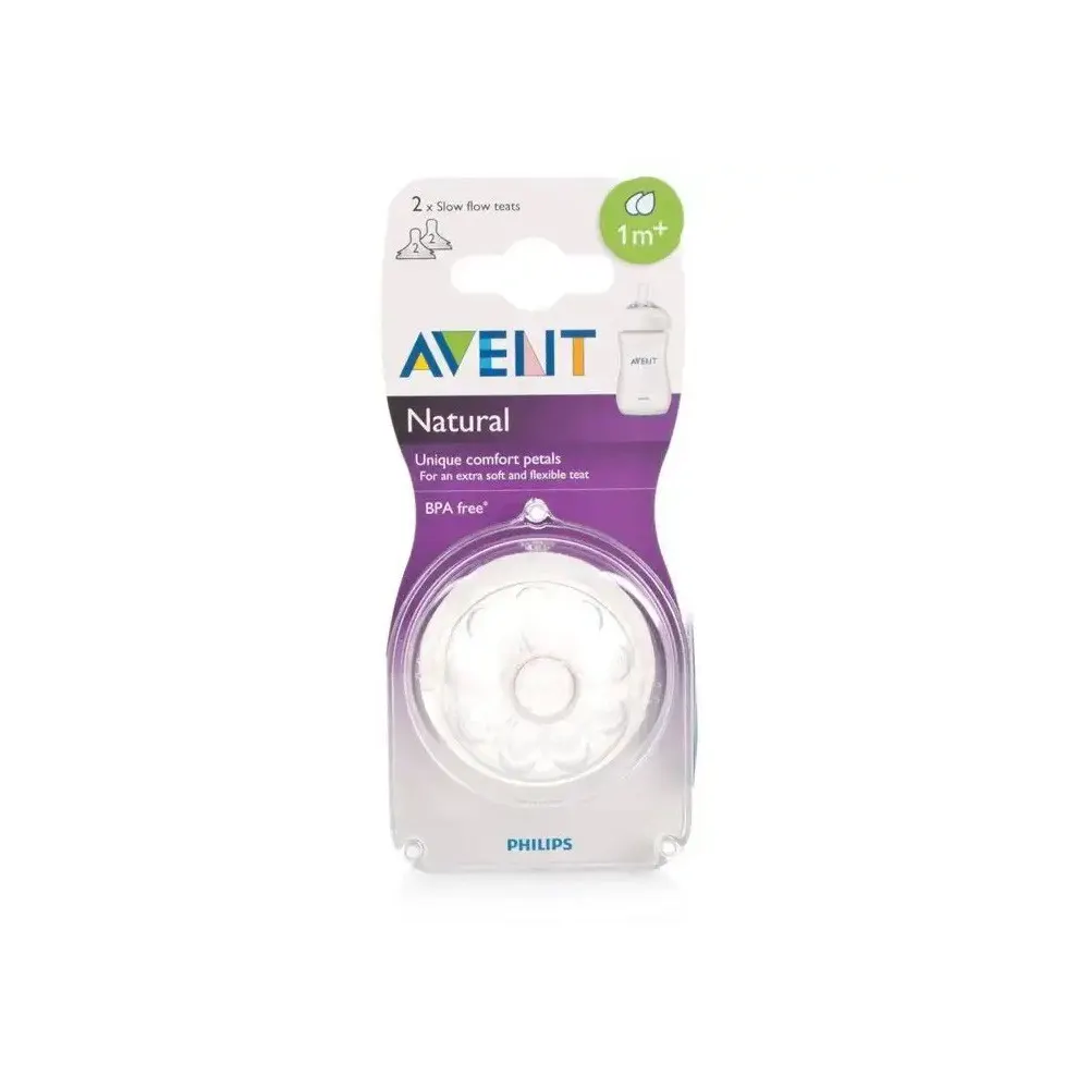 Avent SCF652/27 Tétine Natural 1 mois et + (débit lent)