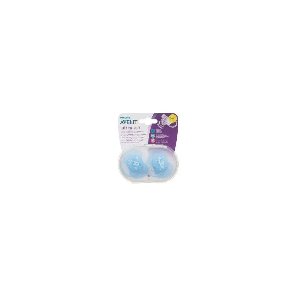 Avent Sucette Ortho 0-6 Mois Boy + Sucette Ortho 0-6 Mois Girl -50% sur la 2ème