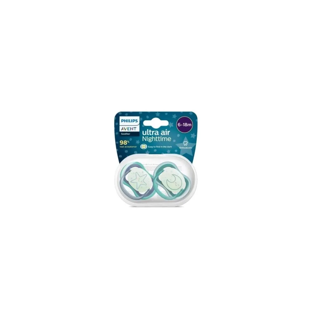 Avent ultra air Sucette 6-18M BOY SCF376/13