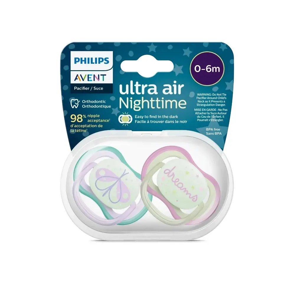 Avent ultra air Sucette Girl 6M SCF376/19