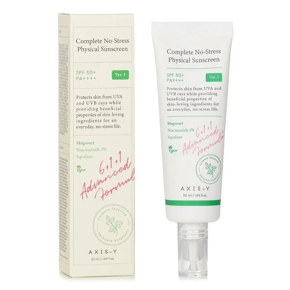 Axis-Y Complete No-Stress Physical Sunscreen SPF 50+ واقي شمس - 50 مل