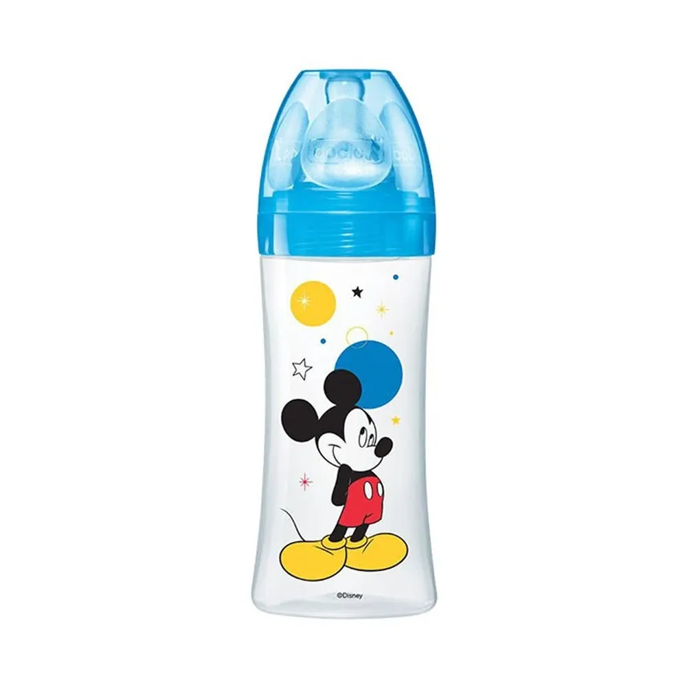 Dodie Biberon Disney Baby Mickey Initiation+ débit anti-colique 3 (6 mois+) 330 ml