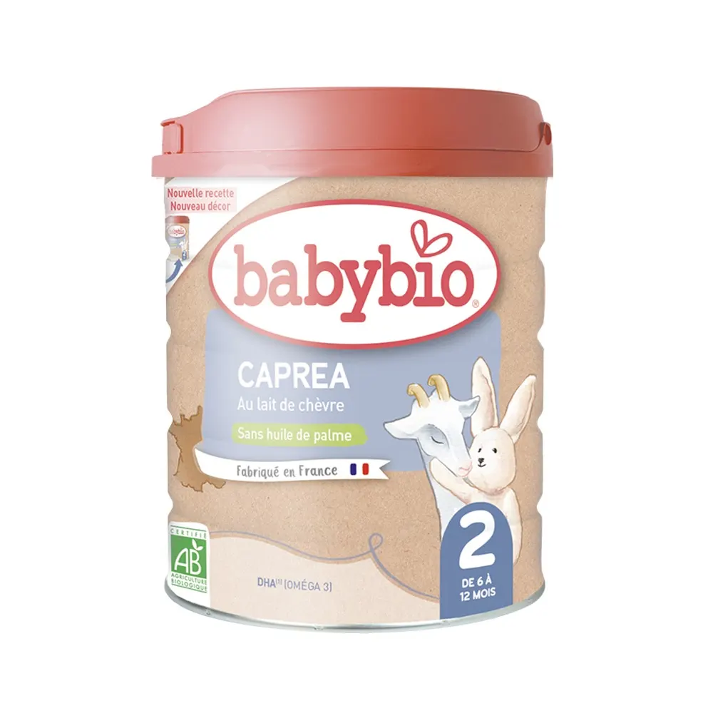 BABYBIO CAPRÉA 2 LAIT DE CHÈVRE BIO 800G