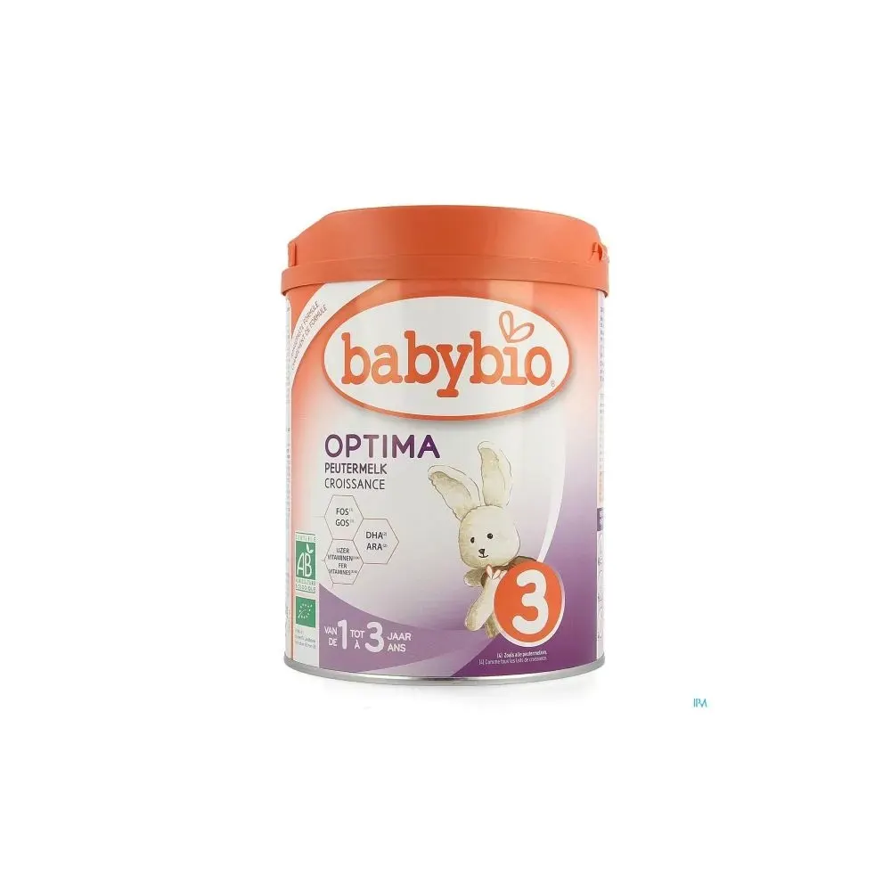 BabyBio Optima 3 حليب النمو للمرحلة الثالثة 800 غ