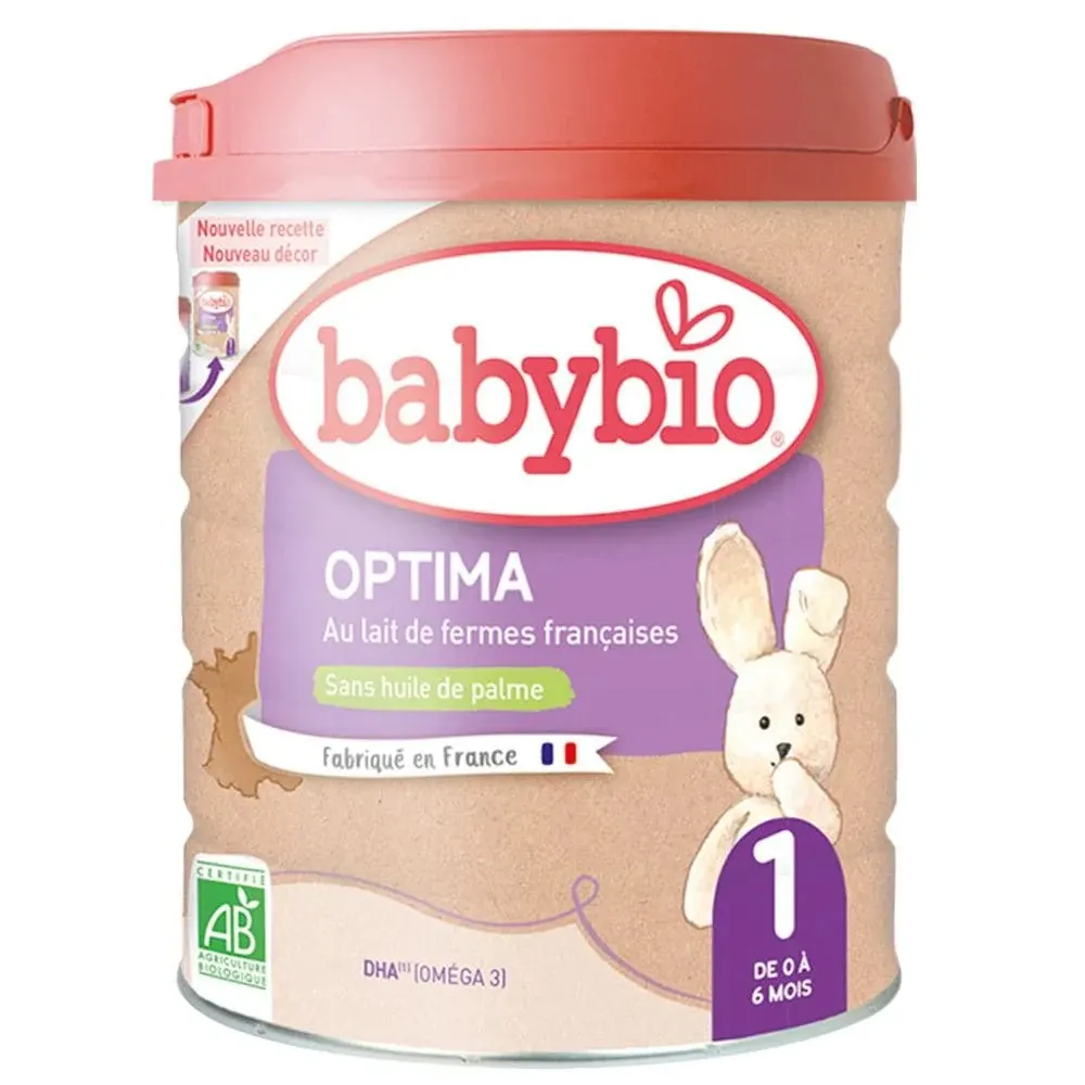 BabyBio Optima حليب المرحلة الأولى 400 غ