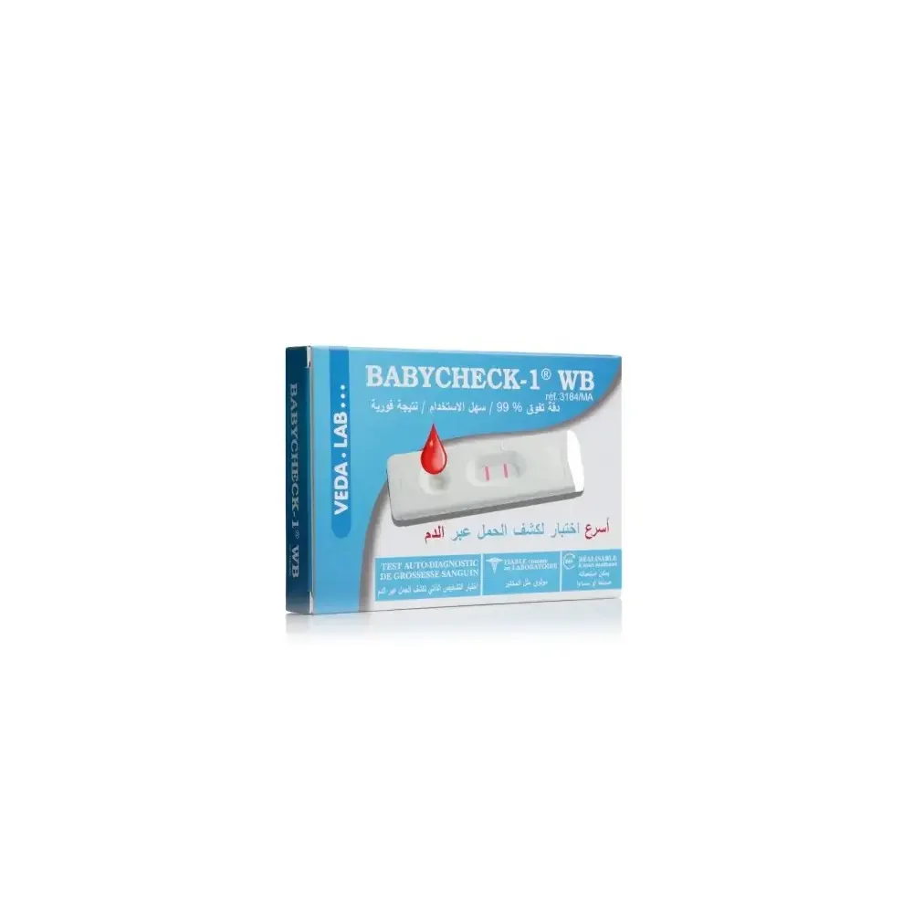 Babycheck 1 Test de Grossesse Sanguin Auto-Diagnostic
