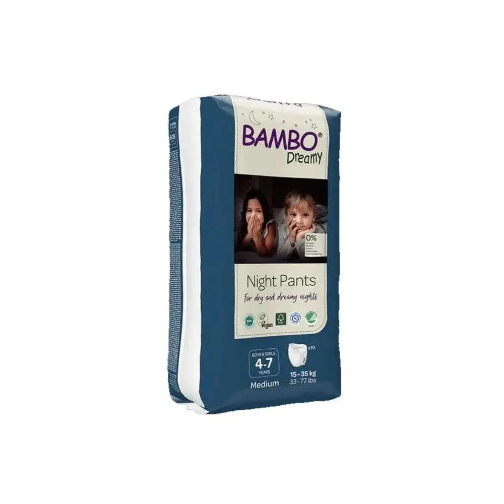 Bambo Dreamy حفاضات ليلية 15-35 كغ