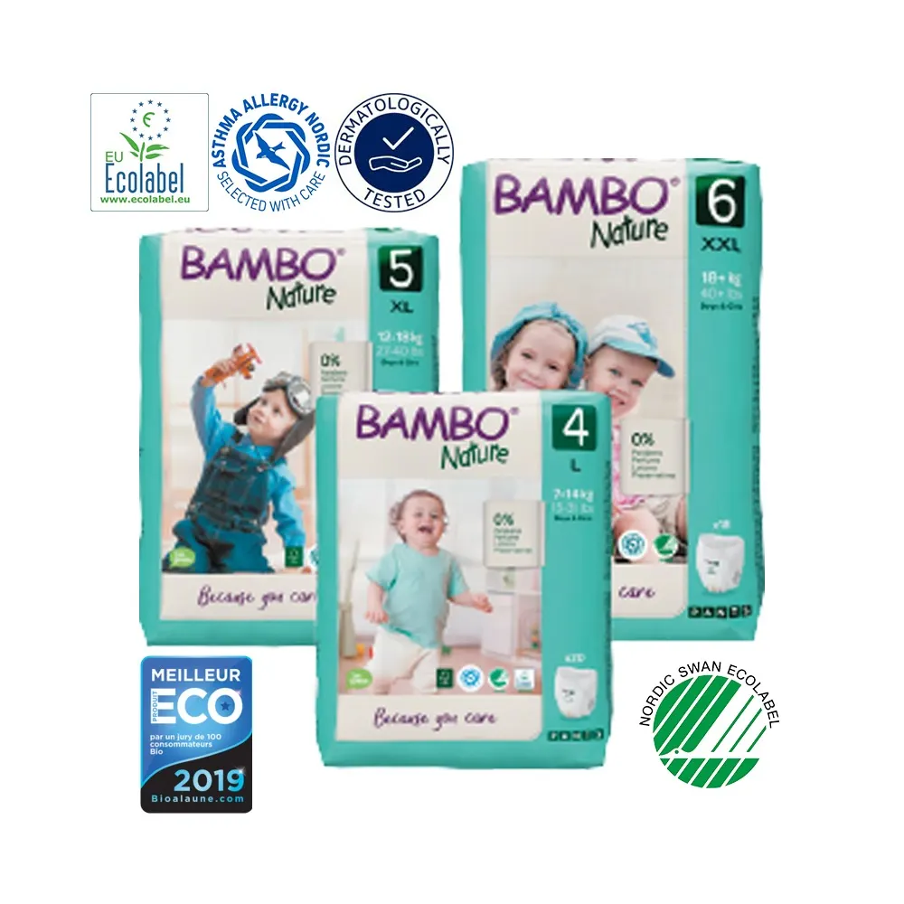 BAMBO NATURE CULOTTE D'APPRENTISSAGE TAILLE 6 15 KG +