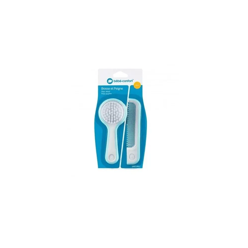 Bebe Confort فرشاة ومشط مع مرآة Water World