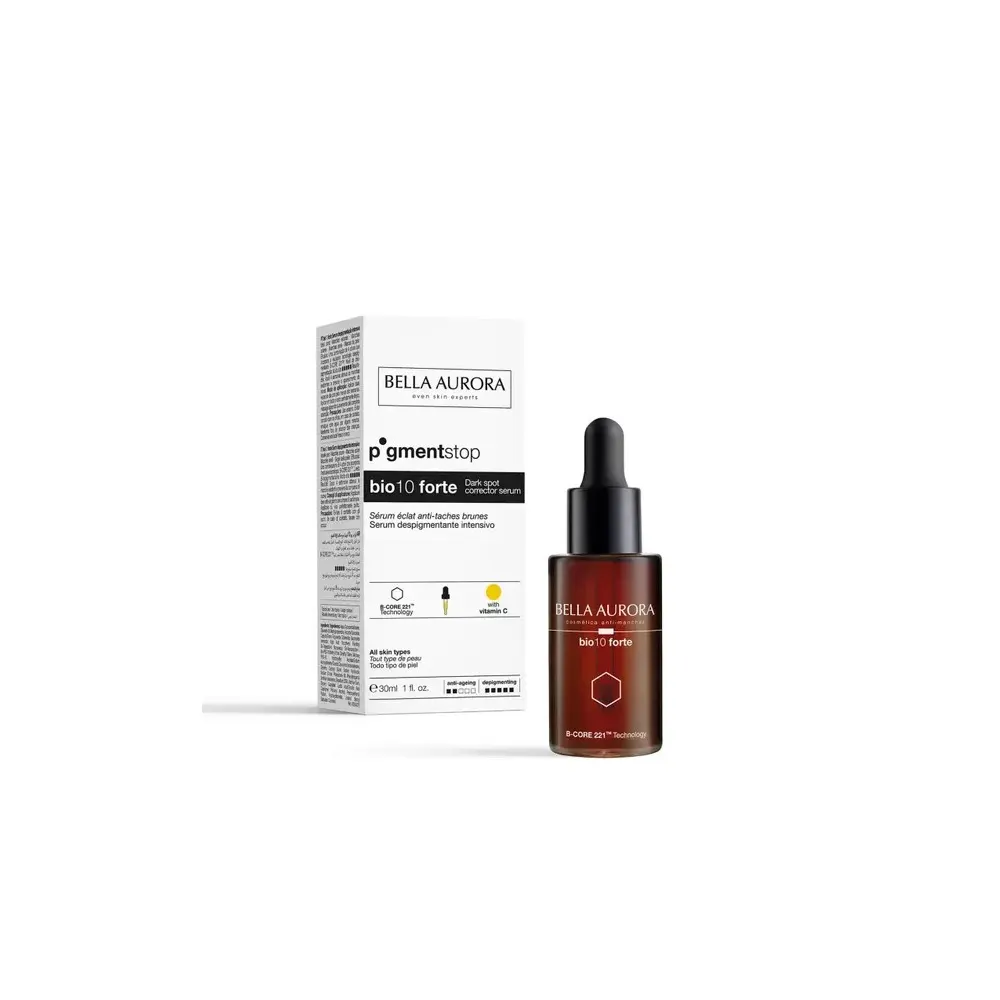 Bella Aurora Bio10 Forte Pigment Stop Sérum سيروم 30 مل - عناية مكثفة ضد البقع لإشراق البشرة