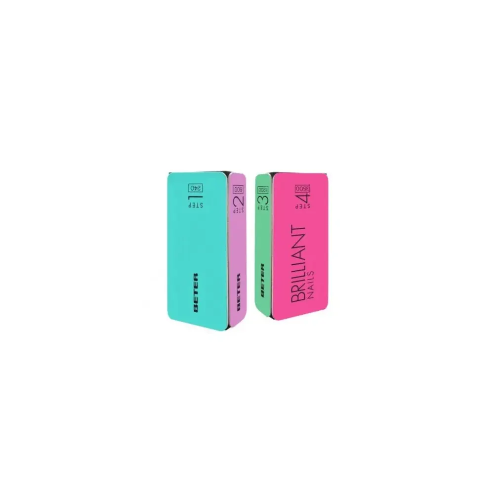 BETER BRILLANT NAILS POLISSOIR A ONGLES 4 ETAPES REF 05114