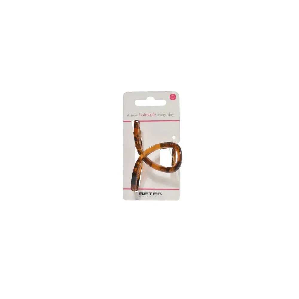 BETER Hairstyle PINCE A CHEVEUX 8 CM FORME COQUILLE 19252