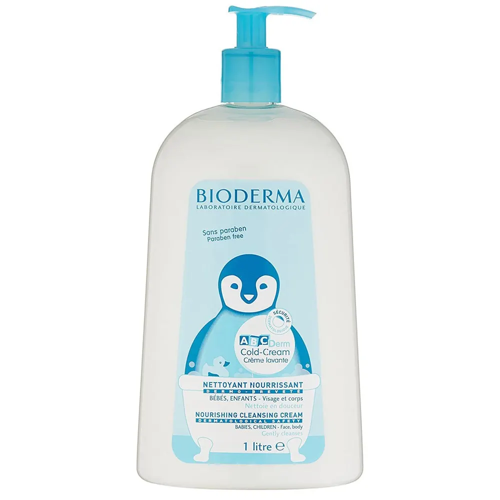 Bioderma ABCDerm Cold Cream كريم غسول مغذٍّ 1 لتر