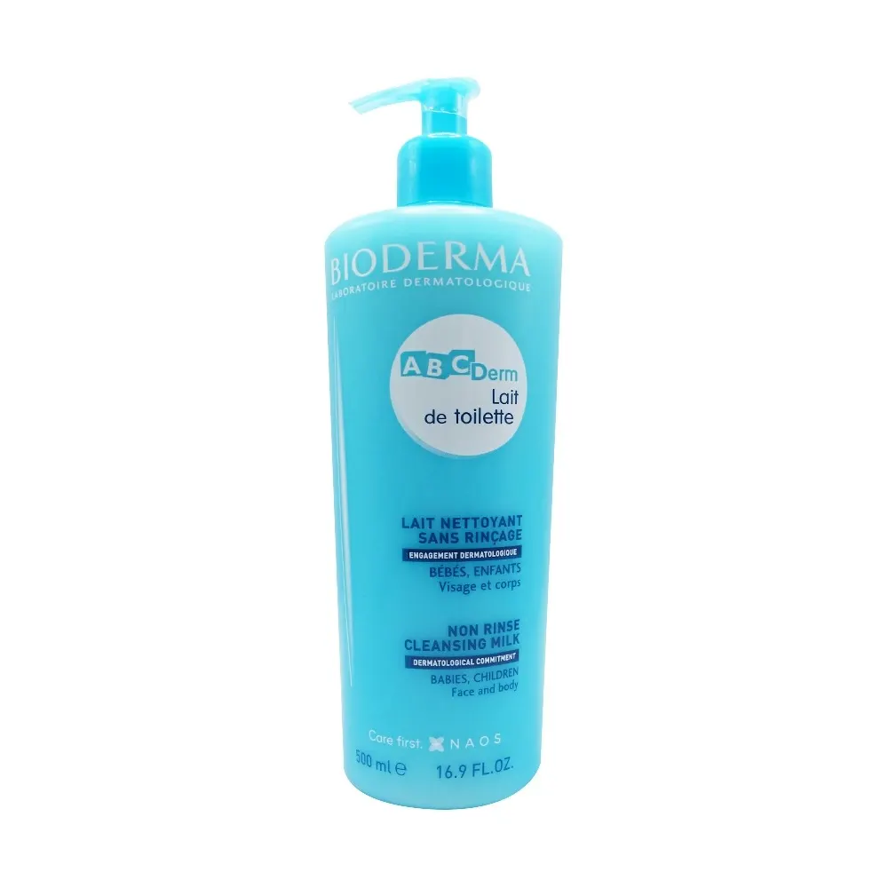 BIODERMA ABCDERM LAIT DE TOILETTE SANS RINÇAGE 500 ML