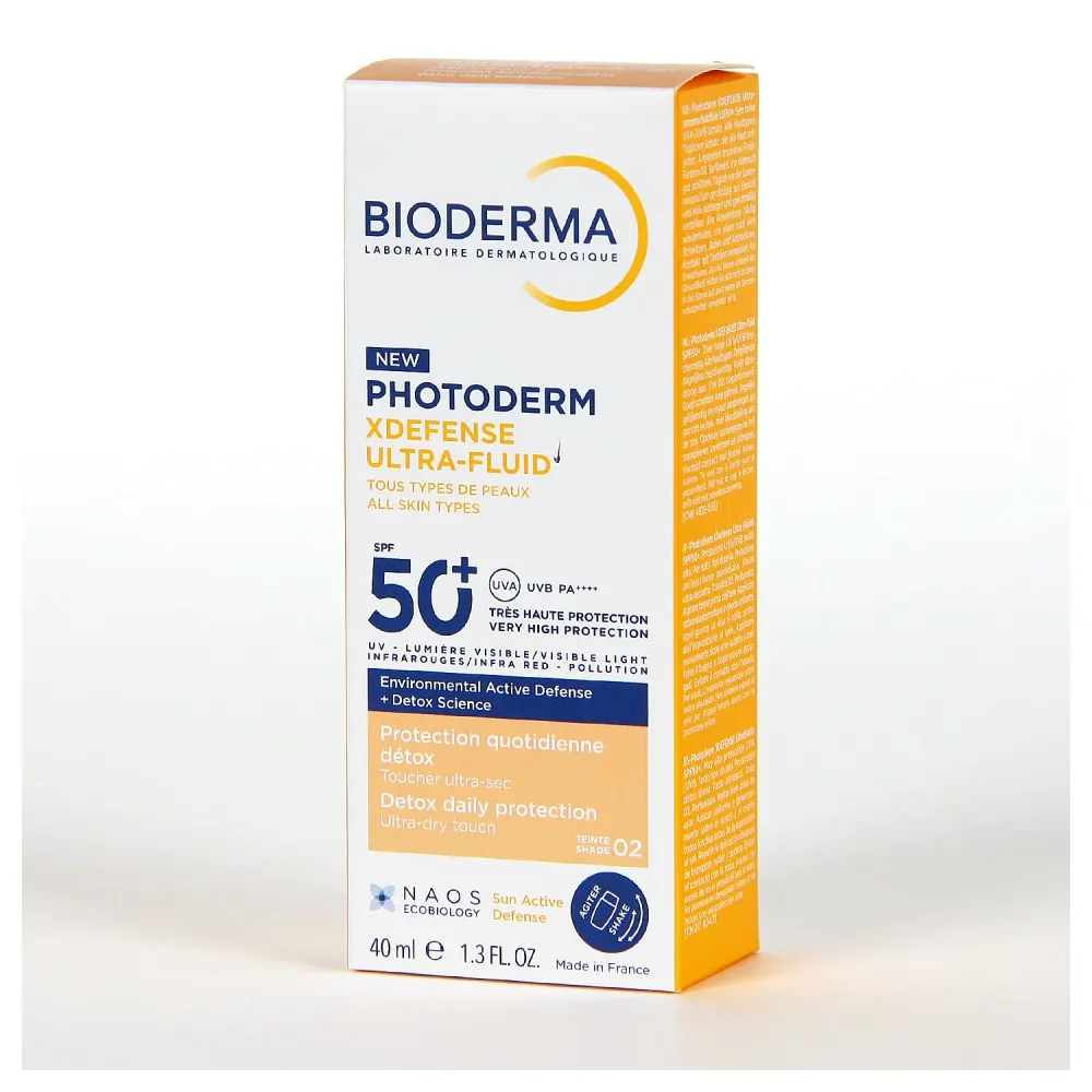 Bioderma Photoderm XDefense Ultra Fluide Teinté SPF50+ Teinte 02 40ml = Tote Bag Offert