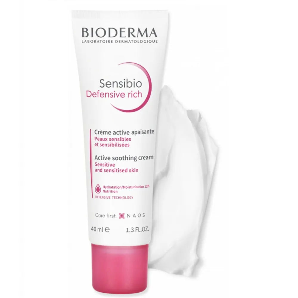 Bioderma Sensibio Défensive Riche Crème active apaisante – 40 ml