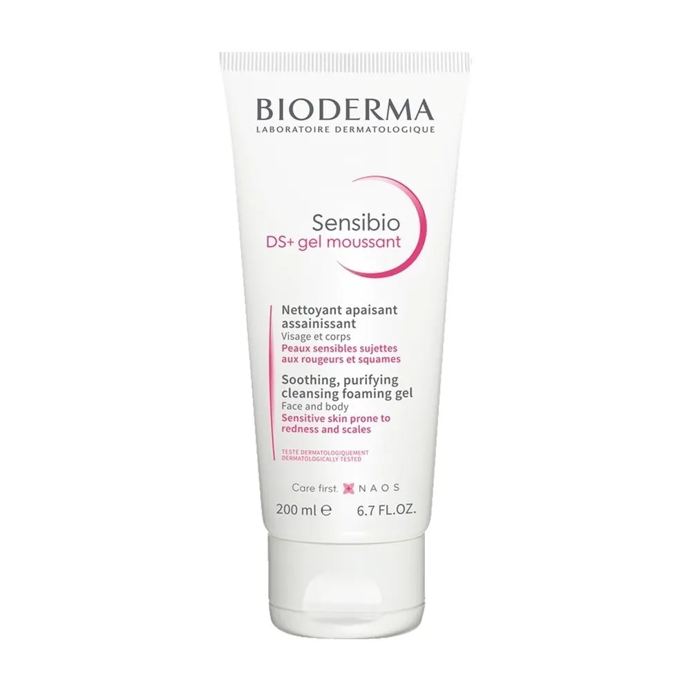Bioderma Sensibio DS+ Gel Moussant 200ml + Sensibio DS+ AR Crème 40ml = Photoderm Crème SPF50+ Teintée Claire 40ml + Sac Offerts